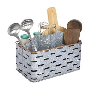 MyGift Soporte de metal galvanizado para utensilios de_1