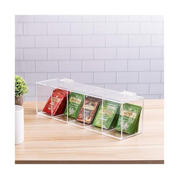 MyGift Organizador de bolsa de té de acrílico transparente