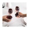 MyGift Juego de 4 copas de vino sin tallo con acento de_3