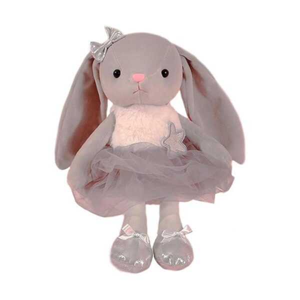 Muñecas de bailarina de peluche conejo juguetes suaves_1