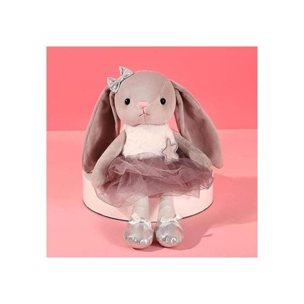 Muñecas de bailarina de peluche conejo juguetes suaves_6