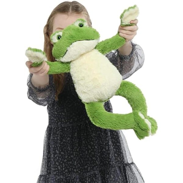 Muiteiur Animal de peluche de rana de felpa lindo juguete_3