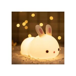Mubarek Luz nocturna para niños lámpara de conejito 16_1