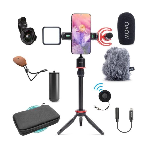 Movo iVlog1 Kit de vlogging para iPhone kit de inicio de_1