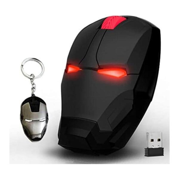 Mouse ergonómico inalámbrico Cool Iron Man Mouse 2.4G_1