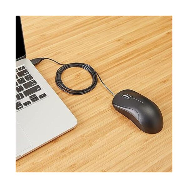 Mouse con cable USB de 3 botones negro_2