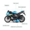 Motocicleta de juguete auto de juguete con juguete de_6