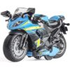 Motocicleta de juguete auto de juguete con juguete de_1