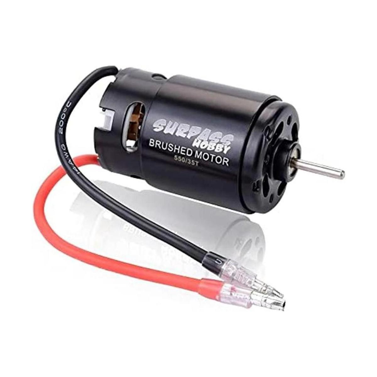 Motor eléctrico RC 550 cepillado 35T RC para 110 a escala