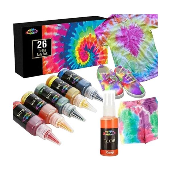 Mosaiz Kit de teñido anudado de 26 colores teñido anudado_6
