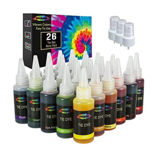 Mosaiz Kit de teñido anudado de 26 colores teñido anudado_1