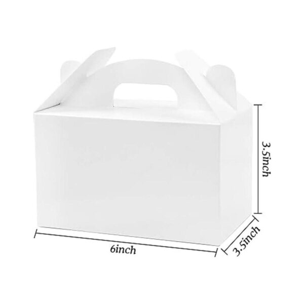 Moretoes Paquete de 48 cajas de regalo blancas cajas de