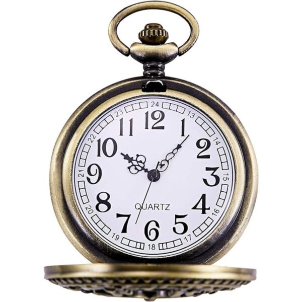 Morfong Reloj de bolsillo vintage Steampunk mariposa_2
