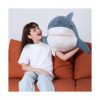 MorisMos Juguetes de peluche de tiburón gigante almohada