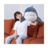 MorisMos Juguetes de peluche de tiburón gigante almohada