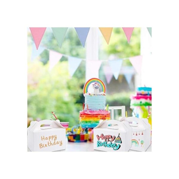 Moretoes Paquete de 48 cajas de regalo blancas cajas de