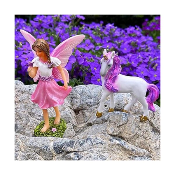 Mood Lab Fairy Garden Juego de 2 piezas de hadas con_5
