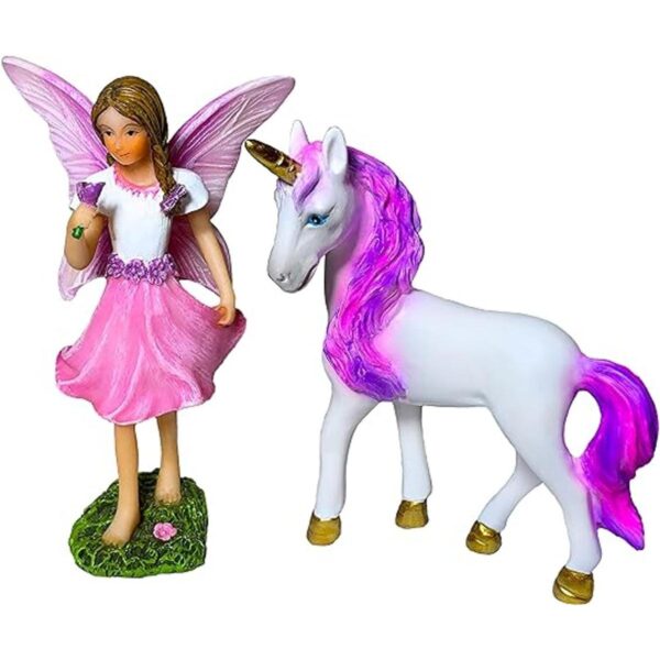 Mood Lab Fairy Garden Juego de 2 piezas de hadas con_1