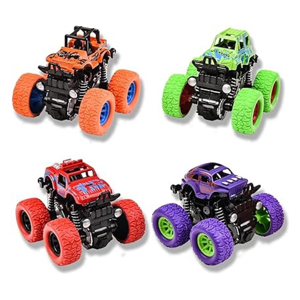 Monster Trucks para niños paquete de 4 vehículos para