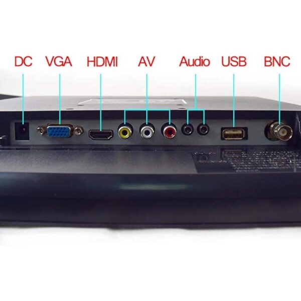Monitor de seguridad profesional de 15 pulgadas BNC
