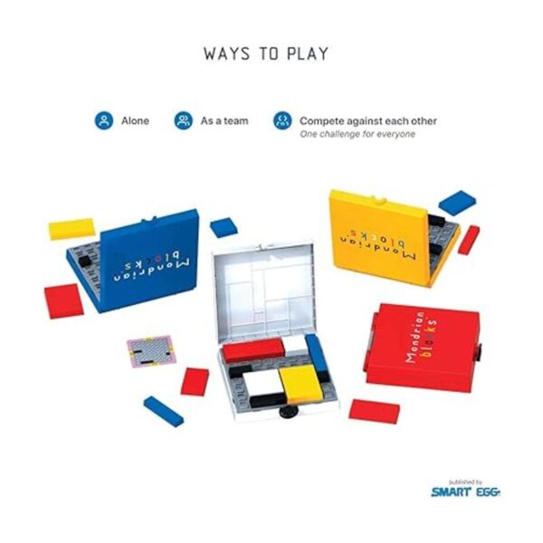 Mondrian Blocks Blue Edition Ganador del premio Parents_4