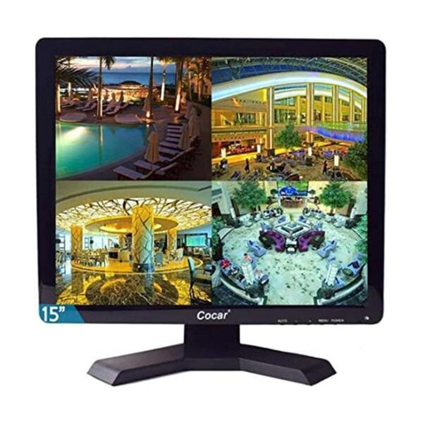 Monitor de seguridad profesional de 15 pulgadas BNC