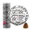 Monedas piratas de metal 35 monedas grandes de plata_1