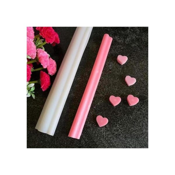 Molde de silicona en forma de corazón molde de columna
