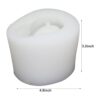 Molde de silicona para maceta de cráneo 3D