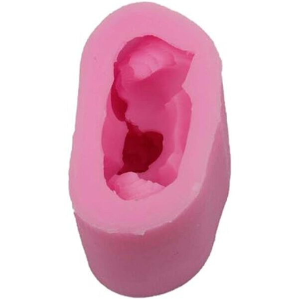 Molde de silicona 3D Angel Candle Mold DIY Cake Decoración_4
