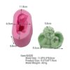 Molde de silicona 3D Angel Candle Mold DIY Cake Decoración_2