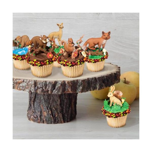 Molde de silicona para fondant de animales del bosque