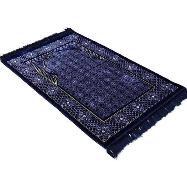 Modefa Alfombra de oración islámica turca tradicional