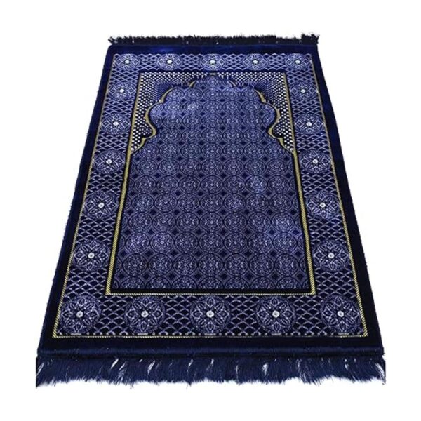 Modefa Alfombra de oración islámica turca tradicional