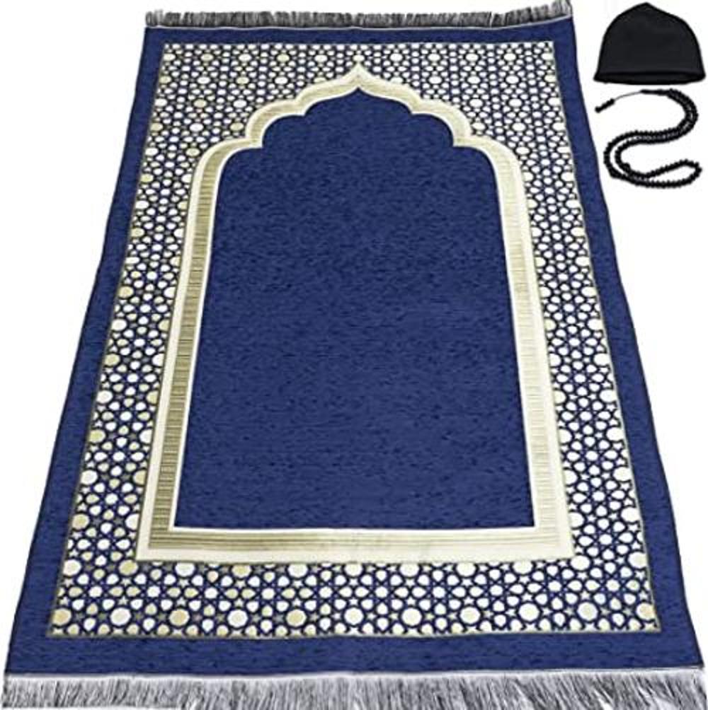 Modefa Tapete de oración islámica turca alfombra de