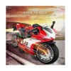 Modelo de motocicleta de tracción escala 112 de juguete