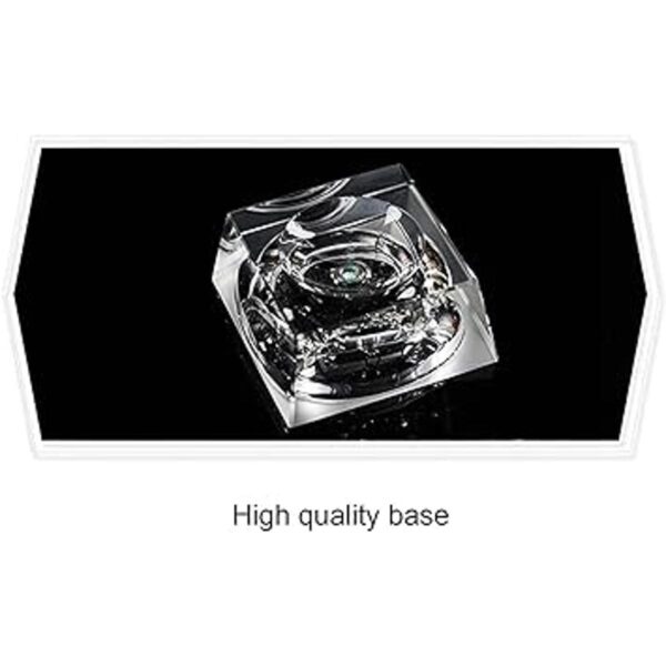 Modelo de bola de cristal con sistema solar en 3D y base_3