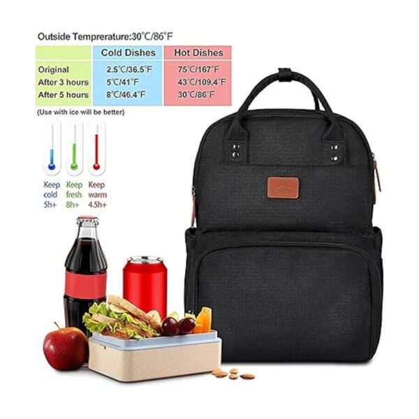 Mochila de almuerzo para mujeres mochilas térmicas_2