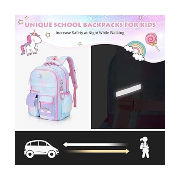 Mochila escolar para niñas linda bolsa de libros para_6