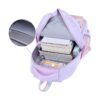 Mochila de unicornio rosa para niñas bolsa de libros