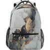 Mochila de mármol para niños mochila de mármol negro y_1
