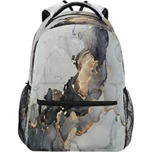 Mochila de mármol para niños mochila de mármol negro y_1