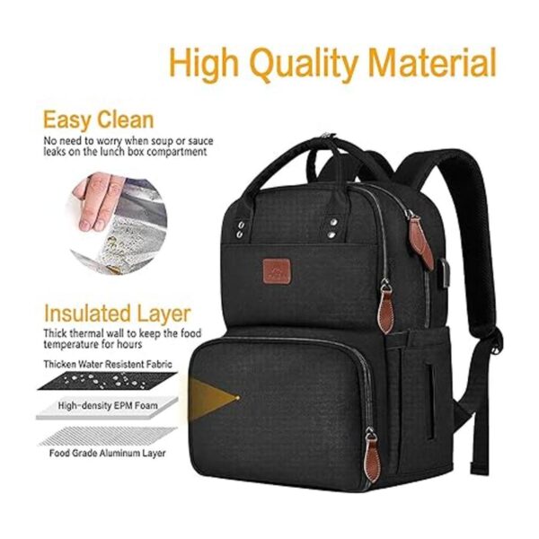 Mochila de almuerzo para mujeres mochilas térmicas_4