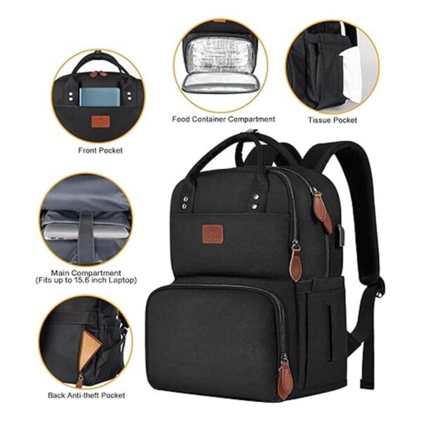 Mochila de almuerzo para mujeres mochilas térmicas_6