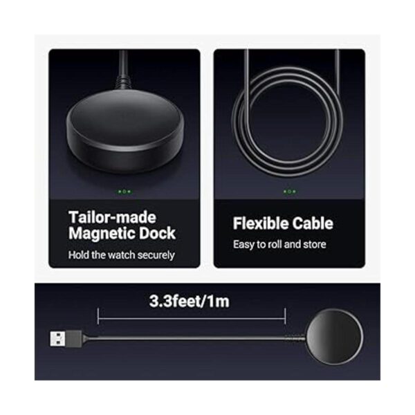 MoKo Base de carga compatible con Samsung Galaxy Watch 44_6