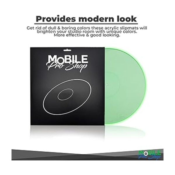 Mobile Pro Shop Alfombrilla acrílica para tocadiscos de_6