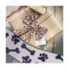 Mlurcu Cinta de perro con estampado de patas 5 rollos de