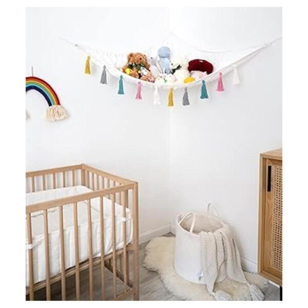 Mkono Hamaca de juguete de peluche colgante de macramé_2