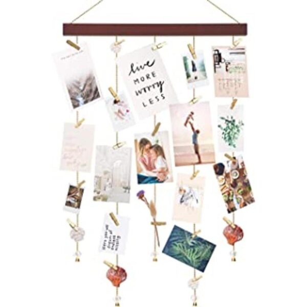 Mkono Hanging Photo Display Pictures Frame Holders with 25_1