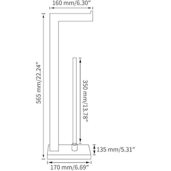 Miyili Portarrollos de papel higiénico de acero